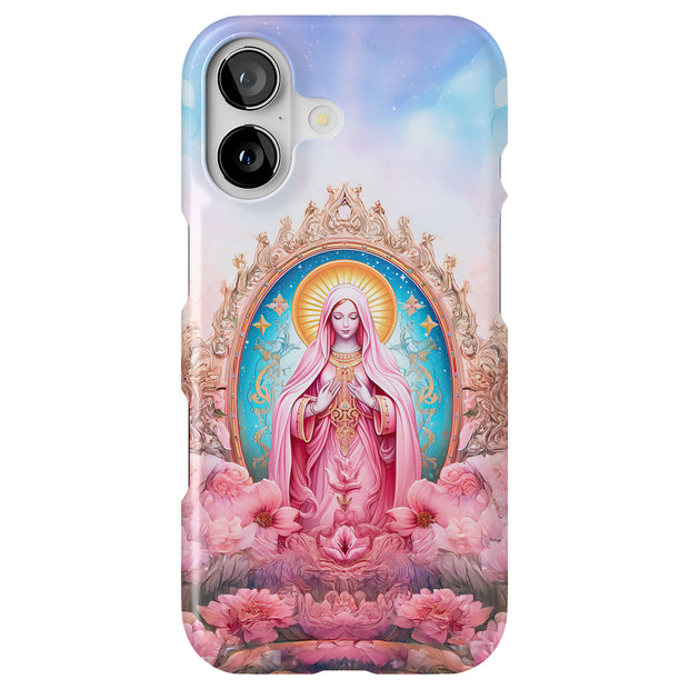 Virgin Mary 3 Tough Cases For Apple iPhone (17, 16, 15, 14, 13, 12, 11, X, SE, 8, 7/ Air, Plus, Pro, Max, Mini, XR, XS), Print in USA