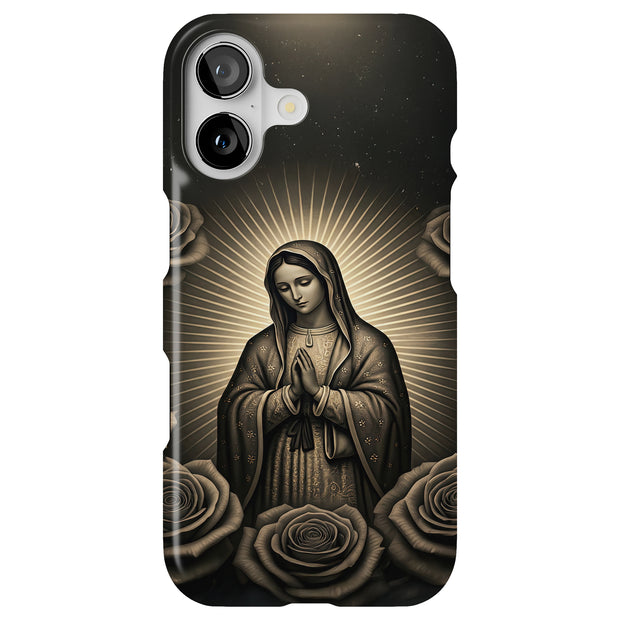 Virgin Mary 5 Tough Cases For Apple iPhone (17, 16, 15, 14, 13, 12, 11, X, SE, 8, 7/ Air, Plus, Pro, Max, Mini, XR, XS), Print in USA