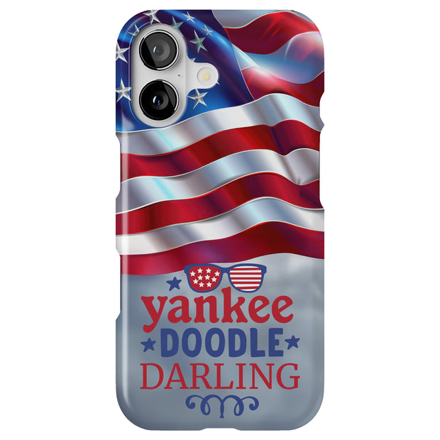 Yankee Doodle 1 Tough Cases For Apple iPhone (17, 16, 15, 14, 13, 12, 11, X, SE, 8, 7/ Air, Plus, Pro, Max, Mini, XR, XS), Print in USA