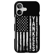 Yankee flag Tough Cases For Apple iPhone (17, 16, 15, 14, 13, 12, 11, X, SE, 8, 7/ Air, Plus, Pro, Max, Mini, XR, XS), Print in USA