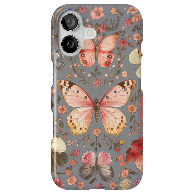 Butterfly 3 Tough Cases For Apple iPhone (17, 16, 15, 14, 13, 12, 11, X, SE, 8, 7/ Air, Plus, Pro, Max, Mini, XR, XS), Print in USA