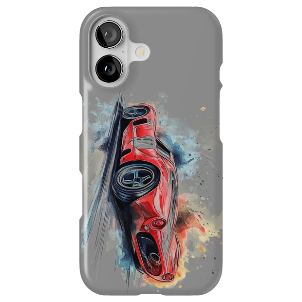 Old Race Car 1 Tough Cases For Apple iPhone (17, 16, 15, 14, 13, 12, 11, X, SE, 8, 7/ Air, Plus, Pro, Max, Mini, XR, XS), Print in USA