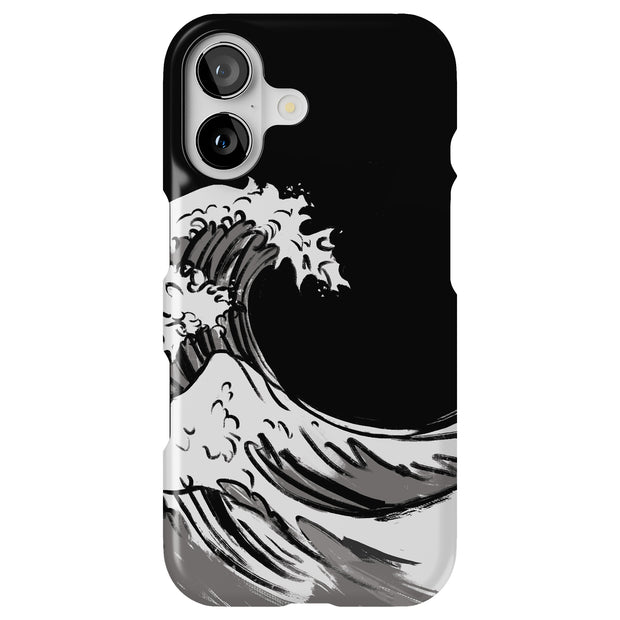 Japanese Waves Tough Cases For Apple iPhone (17, 16, 15, 14, 13, 12, 11, X, SE, 8, 7/ Air, Plus, Pro, Max, Mini, XR, XS), Print in USA