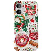 Xmas Theme 1 Tough Cases For Apple iPhone (17, 16, 15, 14, 13, 12, 11, X, SE, 8, 7/ Air, Plus, Pro, Max, Mini, XR, XS), Print in USA