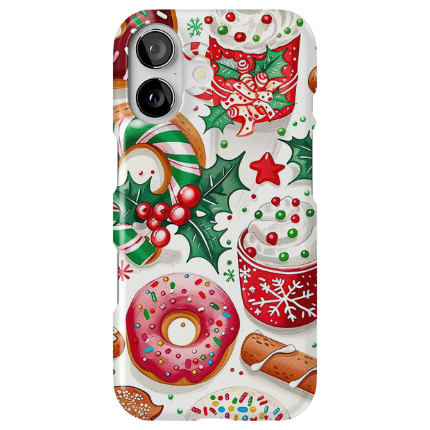 Xmas Theme 1 Tough Cases For Apple iPhone (17, 16, 15, 14, 13, 12, 11, X, SE, 8, 7/ Air, Plus, Pro, Max, Mini, XR, XS), Print in USA