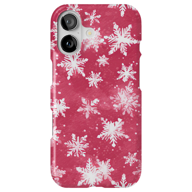 Xmas Snowflake 1 Tough Cases For Apple iPhone (17, 16, 15, 14, 13, 12, 11, X, SE, 8, 7/ Air, Plus, Pro, Max, Mini, XR, XS), Print in USA