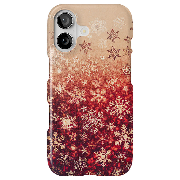 Xmas Snowflake 2 Tough Cases For Apple iPhone (17, 16, 15, 14, 13, 12, 11, X, SE, 8, 7/ Air, Plus, Pro, Max, Mini, XR, XS), Print in USA