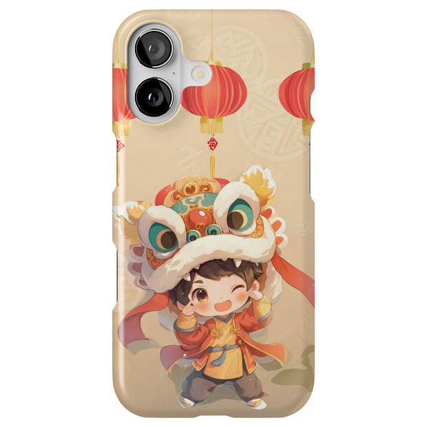 Chinese NewYear Tough Cases For Apple iPhone (17, 16, 15, 14, 13, 12, 11, X, SE, 8, 7/ Air, Plus, Pro, Max, Mini, XR, XS), Print in USA