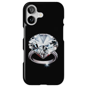 Diamond Ring 1 Tough Cases For Apple iPhone (17, 16, 15, 14, 13, 12, 11, X, SE, 8, 7/ Air, Plus, Pro, Max, Mini, XR, XS), Print in USA