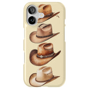 Cowboy Hats 2 Tough Cases For Apple iPhone (17, 16, 15, 14, 13, 12, 11, X, SE, 8, 7/ Air, Plus, Pro, Max, Mini, XR, XS), Print in USA