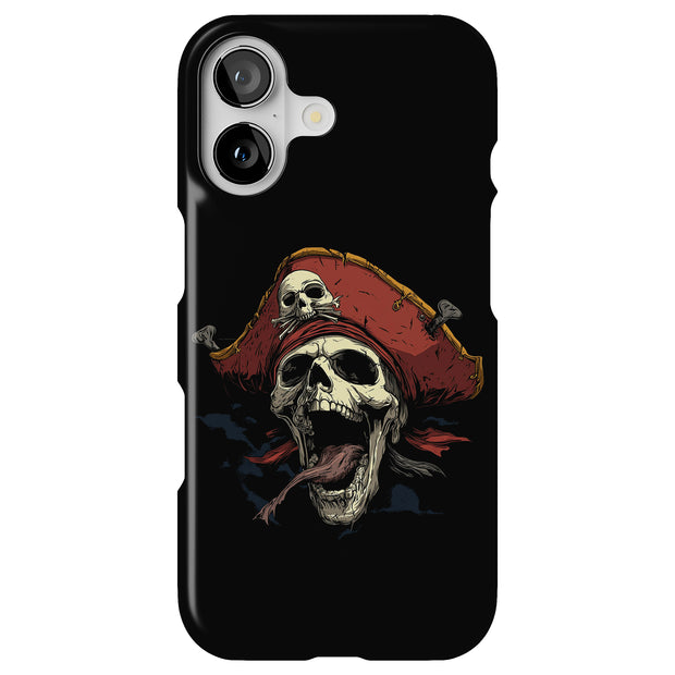 Pirate Skull 1 Tough Cases For Apple iPhone (17, 16, 15, 14, 13, 12, 11, X, SE, 8, 7/ Air, Plus, Pro, Max, Mini, XR, XS), Print in USA