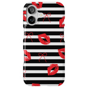 Valentines Lips Tough Cases For Apple iPhone (17, 16, 15, 14, 13, 12, 11, X, SE, 8, 7/ Air, Plus, Pro, Max, Mini, XR, XS), Print in USA