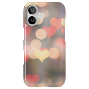 Blurry Hearts Tough Cases For Apple iPhone (17, 16, 15, 14, 13, 12, 11, X, SE, 8, 7/ Air, Plus, Pro, Max, Mini, XR, XS), Print in USA