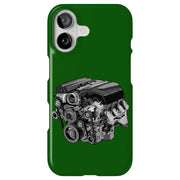 Racing Engine 1 Tough Cases For Apple iPhone (17, 16, 15, 14, 13, 12, 11, X, SE, 8, 7/ Air, Plus, Pro, Max, Mini, XR, XS), Print in USA