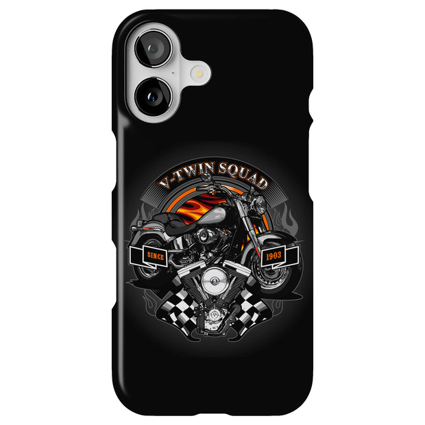 Old Motorbike 2 Tough Cases For Apple iPhone (17, 16, 15, 14, 13, 12, 11, X, SE, 8, 7/ Air, Plus, Pro, Max, Mini, XR, XS), Print in USA