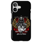 Old Motorbike 3 Tough Cases For Apple iPhone (17, 16, 15, 14, 13, 12, 11, X, SE, 8, 7/ Air, Plus, Pro, Max, Mini, XR, XS), Print in USA