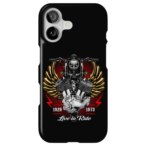 Old Motorbike 3 Tough Cases For Apple iPhone (17, 16, 15, 14, 13, 12, 11, X, SE, 8, 7/ Air, Plus, Pro, Max, Mini, XR, XS), Print in USA
