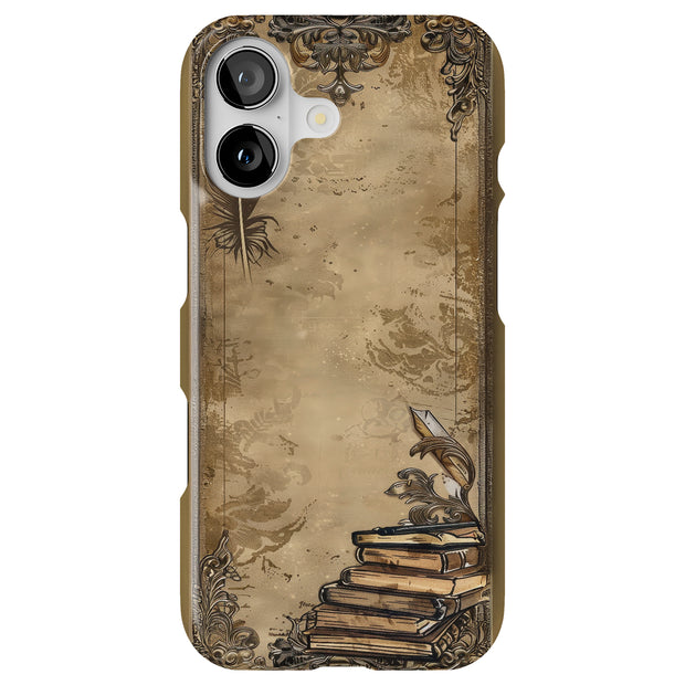 Vintage Paper A Tough Cases For Apple iPhone (17, 16, 15, 14, 13, 12, 11, X, SE, 8, 7/ Air, Plus, Pro, Max, Mini, XR, XS), Print in USA