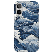 Japanese Wave 1 Tough Cases For Apple iPhone (17, 16, 15, 14, 13, 12, 11, X, SE, 8, 7/ Air, Plus, Pro, Max, Mini, XR, XS), Print in USA