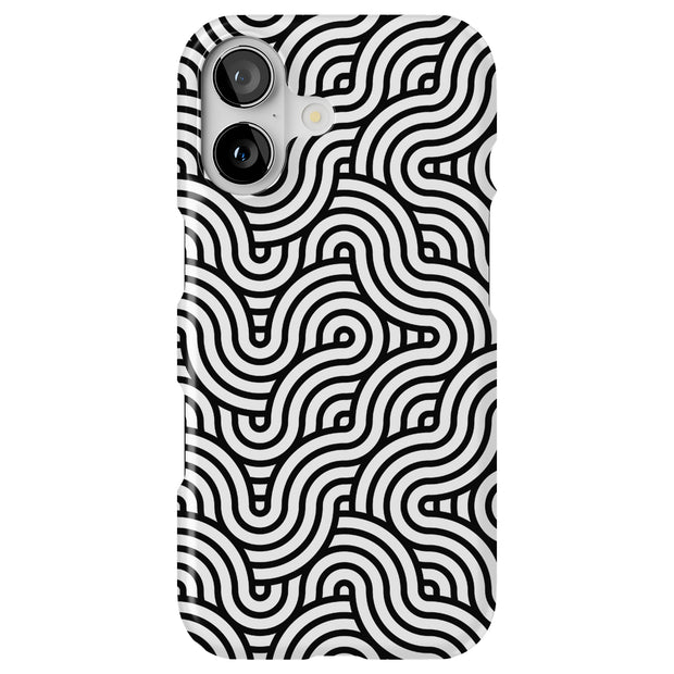 Japan Geo Waves Tough Cases For Apple iPhone (17, 16, 15, 14, 13, 12, 11, X, SE, 8, 7/ Air, Plus, Pro, Max, Mini, XR, XS), Print in USA