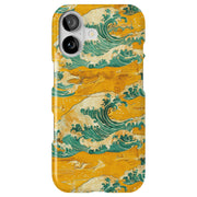 Japanese Wave 5 Tough Cases For Apple iPhone (17, 16, 15, 14, 13, 12, 11, X, SE, 8, 7/ Air, Plus, Pro, Max, Mini, XR, XS), Print in USA