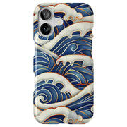 Japanese Wave 6 Tough Cases For Apple iPhone (17, 16, 15, 14, 13, 12, 11, X, SE, 8, 7/ Air, Plus, Pro, Max, Mini, XR, XS), Print in USA