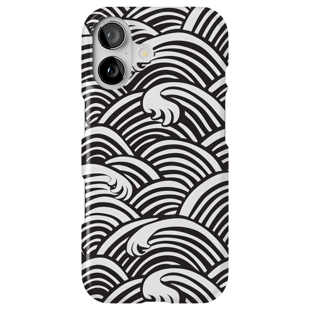 Japanese Wave 7 Tough Cases For Apple iPhone (17, 16, 15, 14, 13, 12, 11, X, SE, 8, 7/ Air, Plus, Pro, Max, Mini, XR, XS), Print in USA