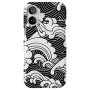 Japanese Wave 9 Tough Cases For Apple iPhone (17, 16, 15, 14, 13, 12, 11, X, SE, 8, 7/ Air, Plus, Pro, Max, Mini, XR, XS), Print in USA