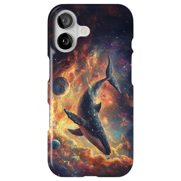 Space Whale 1 Tough Cases For Apple iPhone (17, 16, 15, 14, 13, 12, 11, X, SE, 8, 7/ Air, Plus, Pro, Max, Mini, XR, XS), Print in USA