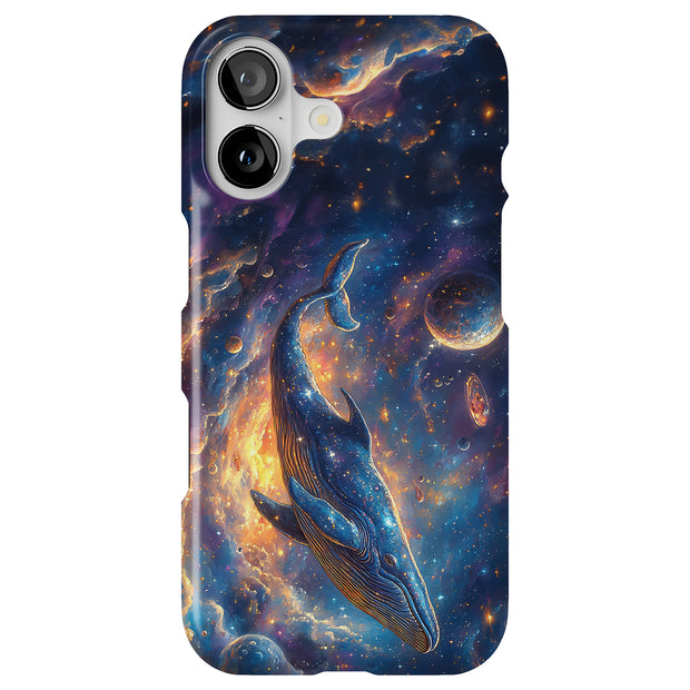 Space Whale 2 Tough Cases For Apple iPhone (17, 16, 15, 14, 13, 12, 11, X, SE, 8, 7/ Air, Plus, Pro, Max, Mini, XR, XS), Print in USA