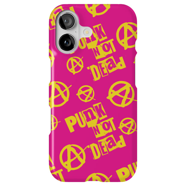 Punk Not Dead 2 Tough Cases For Apple iPhone (17, 16, 15, 14, 13, 12, 11, X, SE, 8, 7/ Air, Plus, Pro, Max, Mini, XR, XS), Print in USA