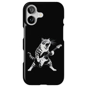 Cat Rock Roll 1 Tough Cases For Apple iPhone (17, 16, 15, 14, 13, 12, 11, X, SE, 8, 7/ Air, Plus, Pro, Max, Mini, XR, XS), Print in USA