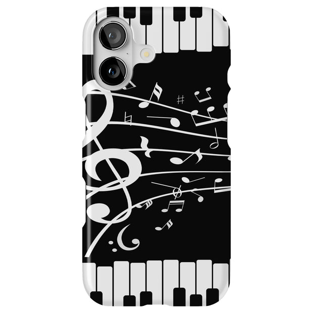 Musical Piano Tough Cases For Apple iPhone (17, 16, 15, 14, 13, 12, 11, X, SE, 8, 7/ Air, Plus, Pro, Max, Mini, XR, XS), Print in USA