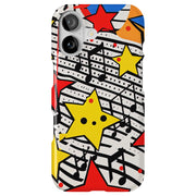 Pop Art Music Tough Cases For Apple iPhone (17, 16, 15, 14, 13, 12, 11, X, SE, 8, 7/ Air, Plus, Pro, Max, Mini, XR, XS), Print in USA