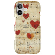 Valentine Music Tough Cases For Apple iPhone (17, 16, 15, 14, 13, 12, 11, X, SE, 8, 7/ Air, Plus, Pro, Max, Mini, XR, XS), Print in USA