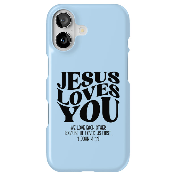 Jesus Love U 4 Tough Cases For Apple iPhone (17, 16, 15, 14, 13, 12, 11, X, SE, 8, 7/ Air, Plus, Pro, Max, Mini, XR, XS), Print in USA