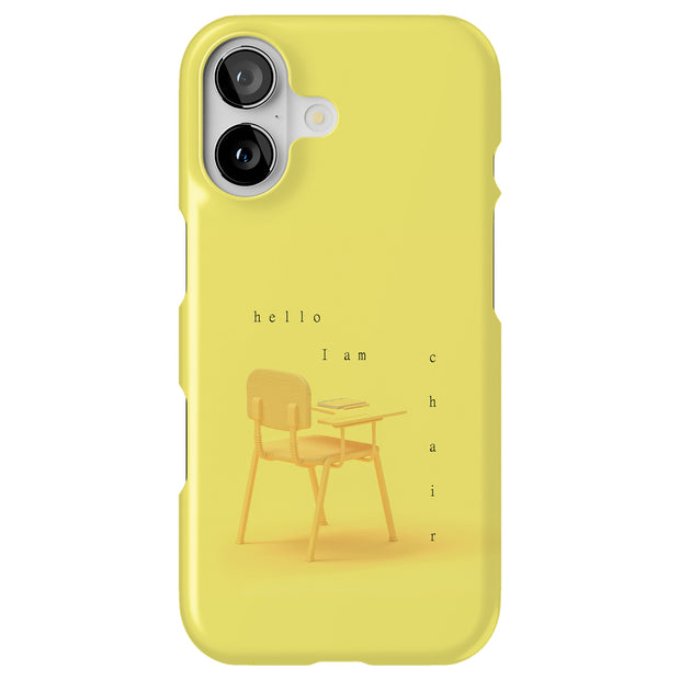Hi I am Chair Tough Cases For Apple iPhone (17, 16, 15, 14, 13, 12, 11, X, SE, 8, 7/ Air, Plus, Pro, Max, Mini, XR, XS), Print in USA