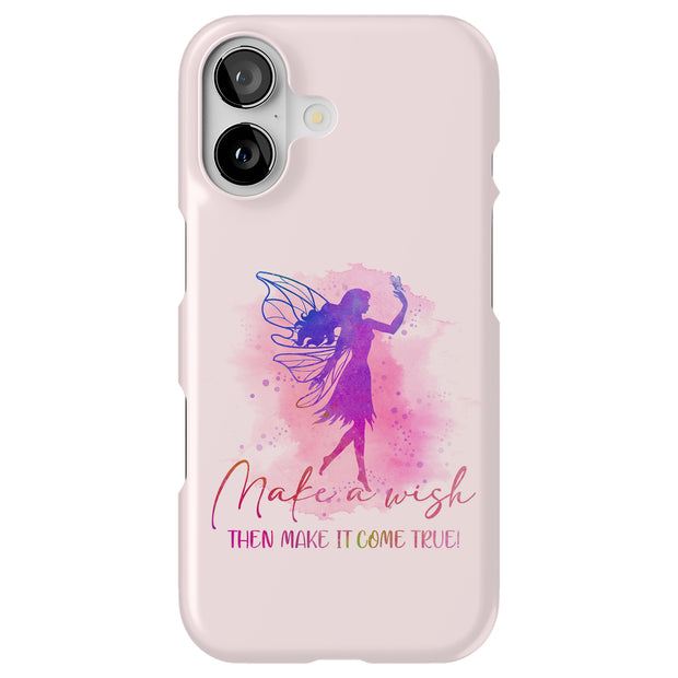 Make Wish Fairy Tough Cases For Apple iPhone (17, 16, 15, 14, 13, 12, 11, X, SE, 8, 7/ Air, Plus, Pro, Max, Mini, XR, XS), Print in USA