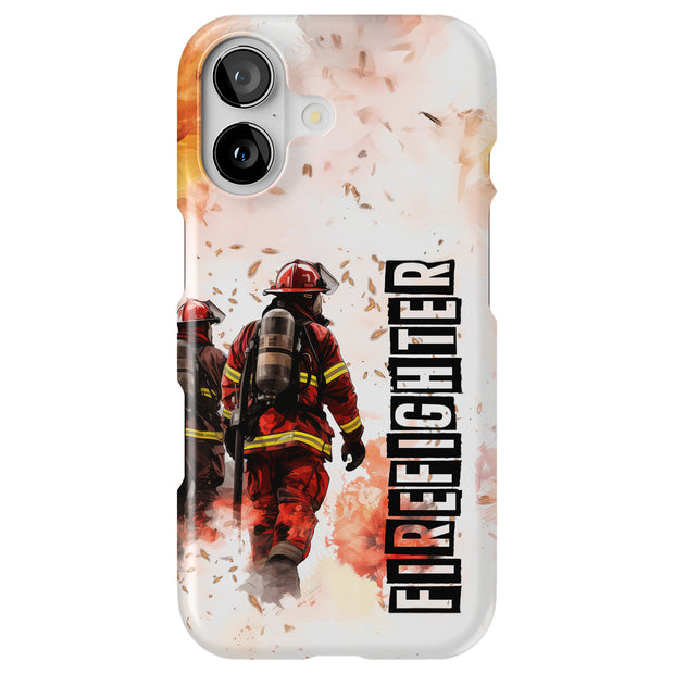 FireFighter Tough Cases For Apple iPhone (17, 16, 15, 14, 13, 12, 11, X, SE, 8, 7/ Air, Plus, Pro, Max, Mini, XR, XS), Print in USA