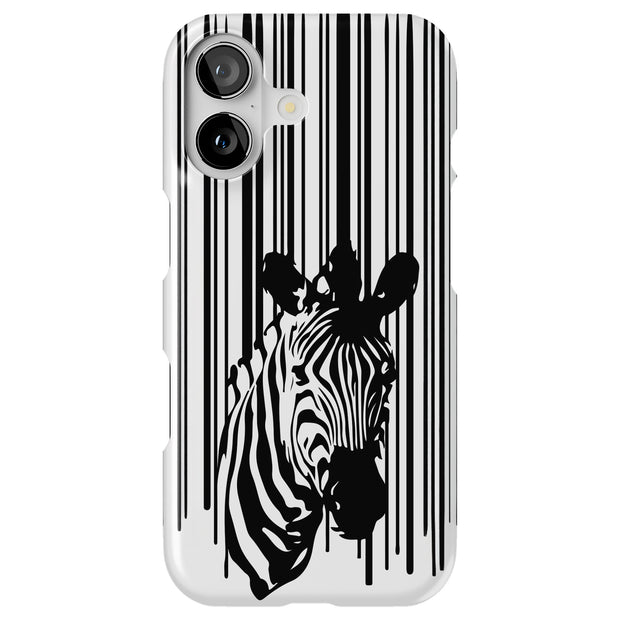 Zebra Bar Code Tough Cases For Apple iPhone (17, 16, 15, 14, 13, 12, 11, X, SE, 8, 7/ Air, Plus, Pro, Max, Mini, XR, XS), Print in USA