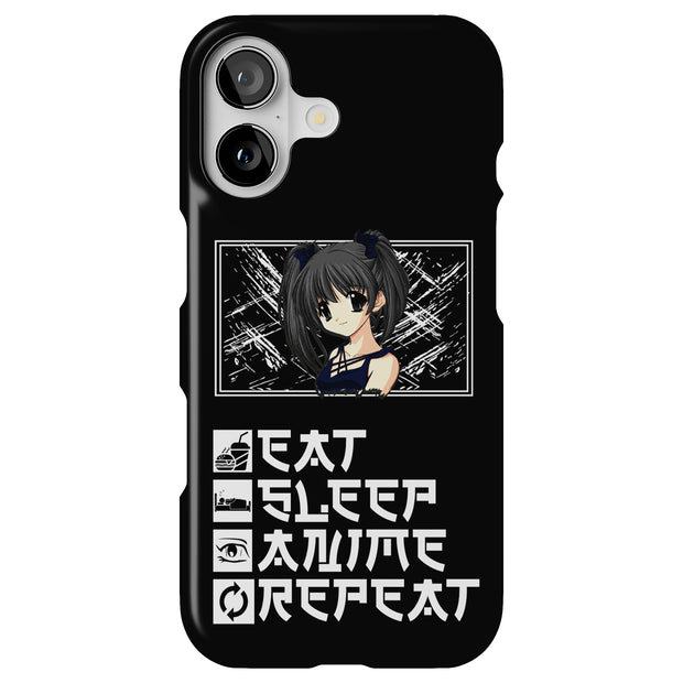 Eat and Anime Tough Cases For Apple iPhone (17, 16, 15, 14, 13, 12, 11, X, SE, 8, 7/ Air, Plus, Pro, Max, Mini, XR, XS), Print in USA
