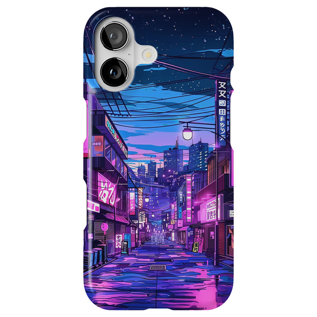 Anime Street 1 Tough Cases For Apple iPhone (17, 16, 15, 14, 13, 12, 11, X, SE, 8, 7/ Air, Plus, Pro, Max, Mini, XR, XS), Print in USA