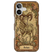 Zodiac Aries Tough Cases For Apple iPhone (17, 16, 15, 14, 13, 12, 11, X, SE, 8, 7/ Air, Plus, Pro, Max, Mini, XR, XS), Print in USA