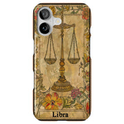 Zodiac Libra Tough Cases For Apple iPhone (17, 16, 15, 14, 13, 12, 11, X, SE, 8, 7/ Air, Plus, Pro, Max, Mini, XR, XS), Print in USA