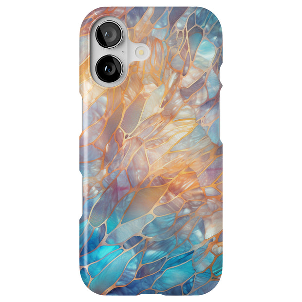 mosaic opal 2 Tough Cases For Apple iPhone (17, 16, 15, 14, 13, 12, 11, X, SE, 8, 7/ Air, Plus, Pro, Max, Mini, XR, XS), Print in USA