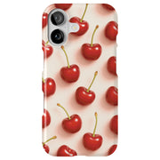 Cherry Delight Tough Cases For Apple iPhone (17, 16, 15, 14, 13, 12, 11, X, SE, 8, 7/ Air, Plus, Pro, Max, Mini, XR, XS), Print in USA