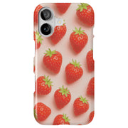 Straberry Delight Tough Cases For Apple iPhone (17, 16, 15, 14, 13, 12, 11, X, SE, 8, 7/ Air, Plus, Pro, Max, Mini, XR, XS), Print in USA