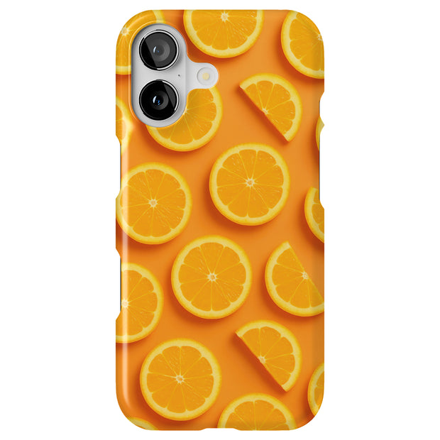 Orange Delight Tough Cases For Apple iPhone (17, 16, 15, 14, 13, 12, 11, X, SE, 8, 7/ Air, Plus, Pro, Max, Mini, XR, XS), Print in USA