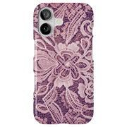Purple Lace Dream Tough Cases For Apple iPhone (17, 16, 15, 14, 13, 12, 11, X, SE, 8, 7/ Air, Plus, Pro, Max, Mini, XR, XS), Print in USA