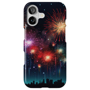 Firework Skyline Tough Cases For Apple iPhone (17, 16, 15, 14, 13, 12, 11, X, SE, 8, 7/ Air, Plus, Pro, Max, Mini, XR, XS), Print in USA